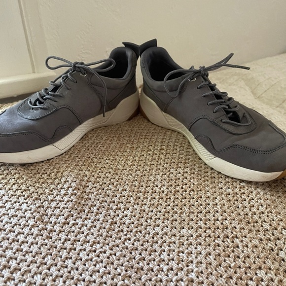 Womens Timberland Kiri Up Retro Sneakers Shoes Nubuck A1YMX A3219 Grey Size 7.5 - Picture 3 of 10